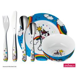 WMF Kindergeschirr-Set Einhorn, 6-teilig