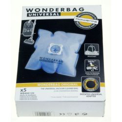 Wonderbag Beutel für Staubsauger Groupe Seb WB406120 5er-Pack Mikrofaser