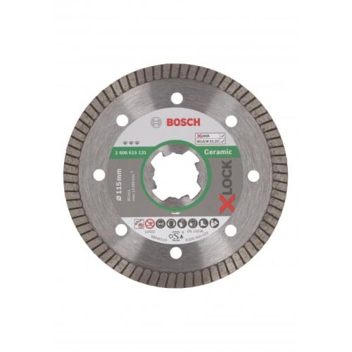 Bild: X-LOCK Diamanttrennscheibe Best for Ceramic Extra Clean Turbo, Ø 115mm (Bohrung 