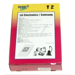 Y2-Beutel für Staubsauger Filterclean 000114K 6 Stück