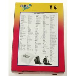Y4-Beutel für Staubsauger Filterclean 000118K 5er-Pack