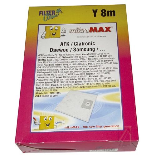 Bild: Y8m-Beutel für Staubsauger Filterclean FL0033K 4er-Pack