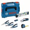 Bosch Werkzeuge Zangen- und Handwerkzeug-Set, 16-teilig (blau, L-BOXX 102) 0615990N2S