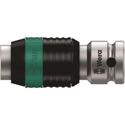 Zyklop-Verbindungsteil 8784 A1,1/4" (chrom/schwarz, für 1/4" Sechskant-Bits)